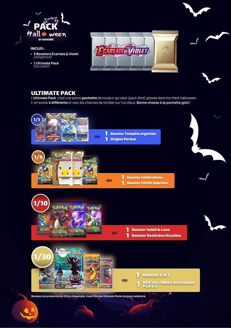 Pack Mystère Pokémon - HALLOWEEN PACK x1 🎃