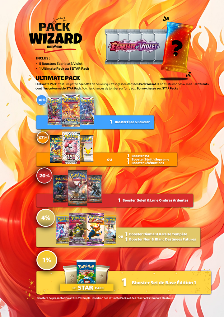 Pack Découverte Pokémon - Pack Wizard