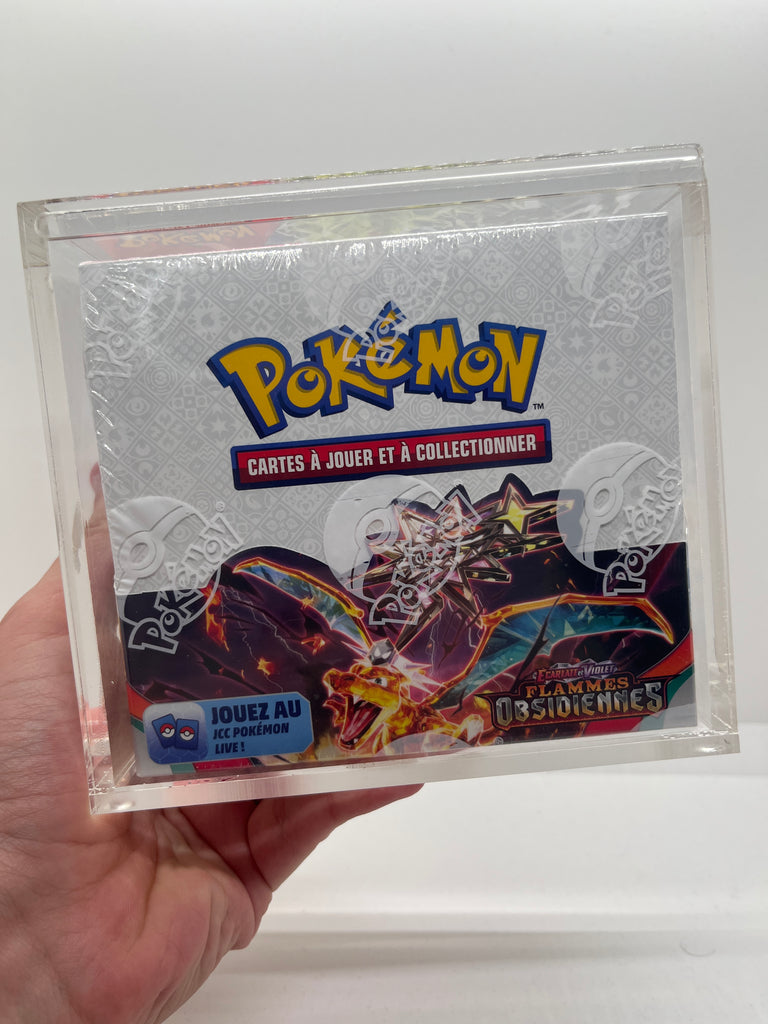Protection acrylique premium pour Display cartes Pokémon