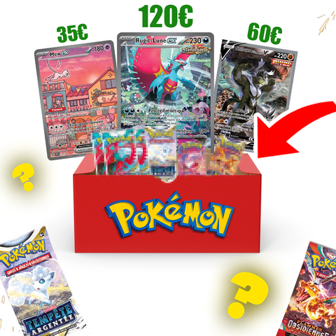Mystery Box Pokémon Alternate limitée à 50 exemplaires à ouvrir en LIVE LE mardi 7 mai