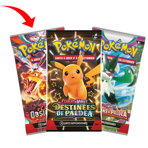 Pack Pokémon Destinées de Paldea & autre à OUVRIR en LIVE le Dimanche 25 Février à 20h00 !