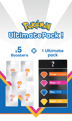 Ultimate Pack - ( 5 Boosters Pokémon FRANCAIS + 1 Ultimate Pack )